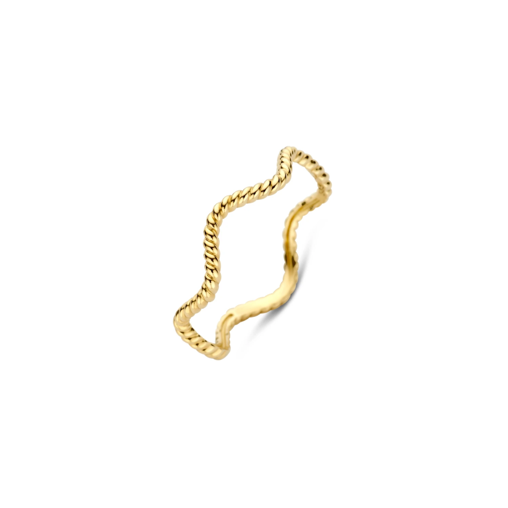 Geelgouden Blush ring