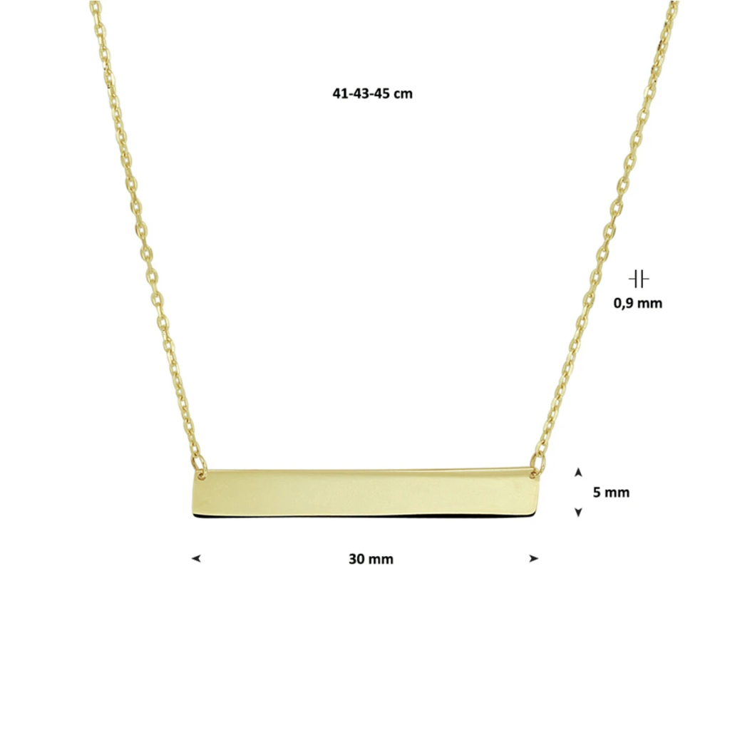 Gouden collier