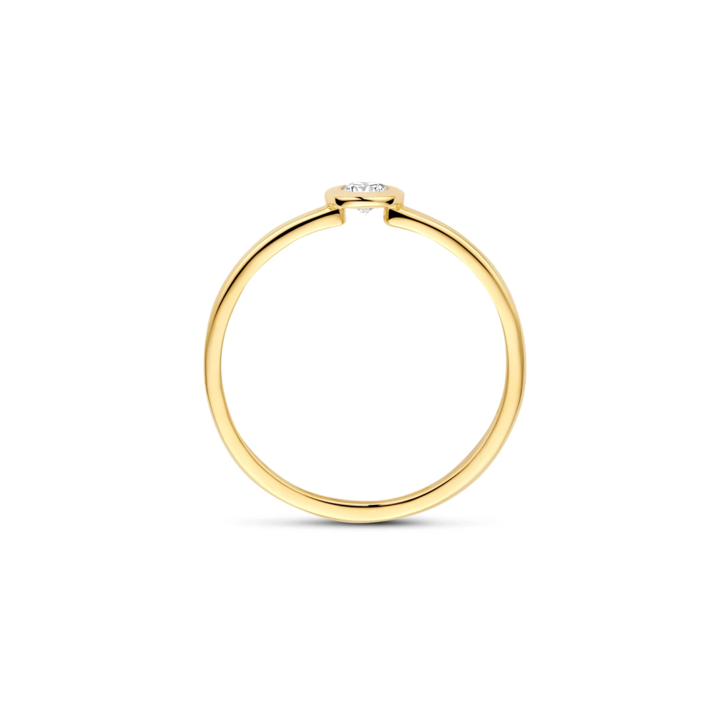 Geelgouden Blush ring