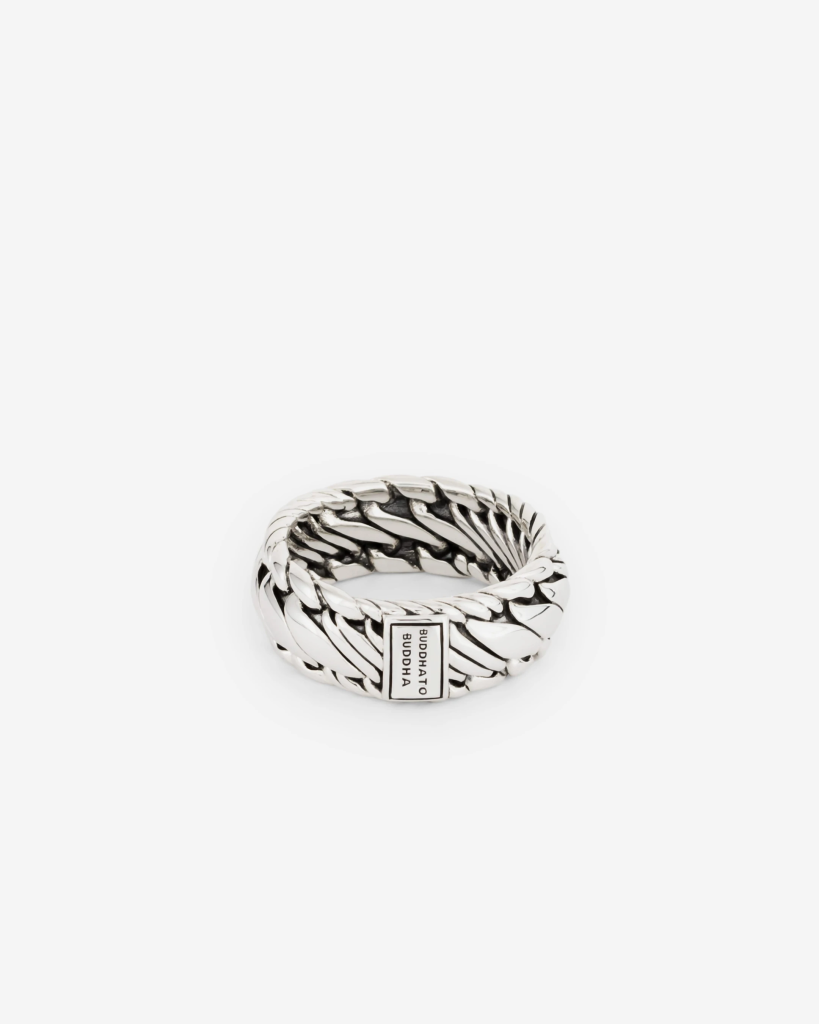 B2B zilveren ring