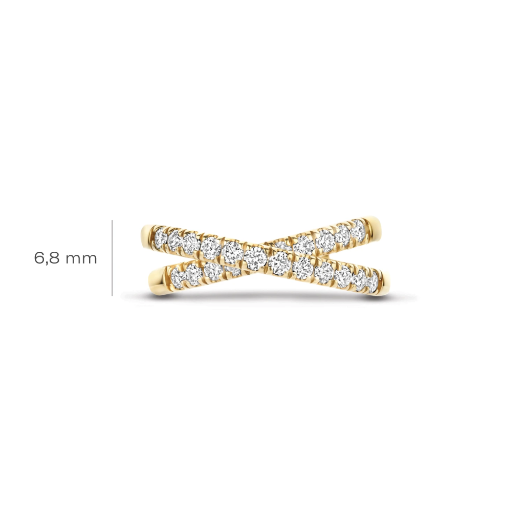 Blush Lab Diamonds Ring LG1055Y &ndash; Geelgoud (14k) met Lab grown Diamant