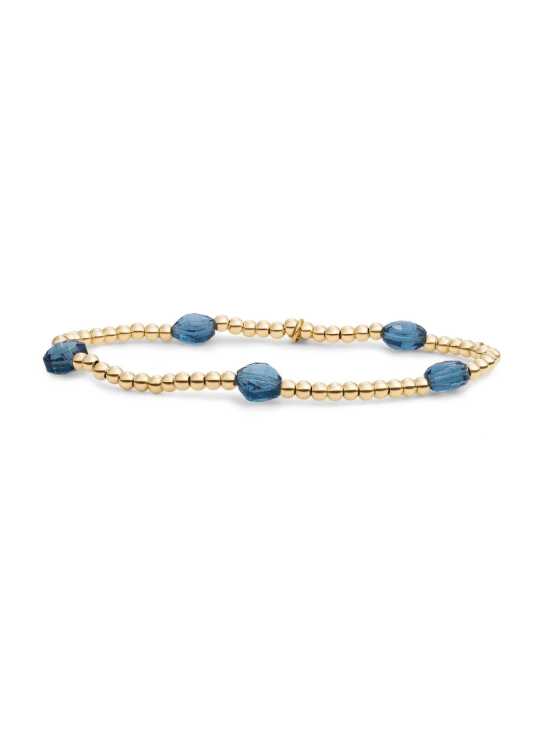 Zilveren geelgoud vergulden armband