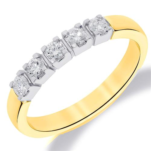 Diamanten damesring
