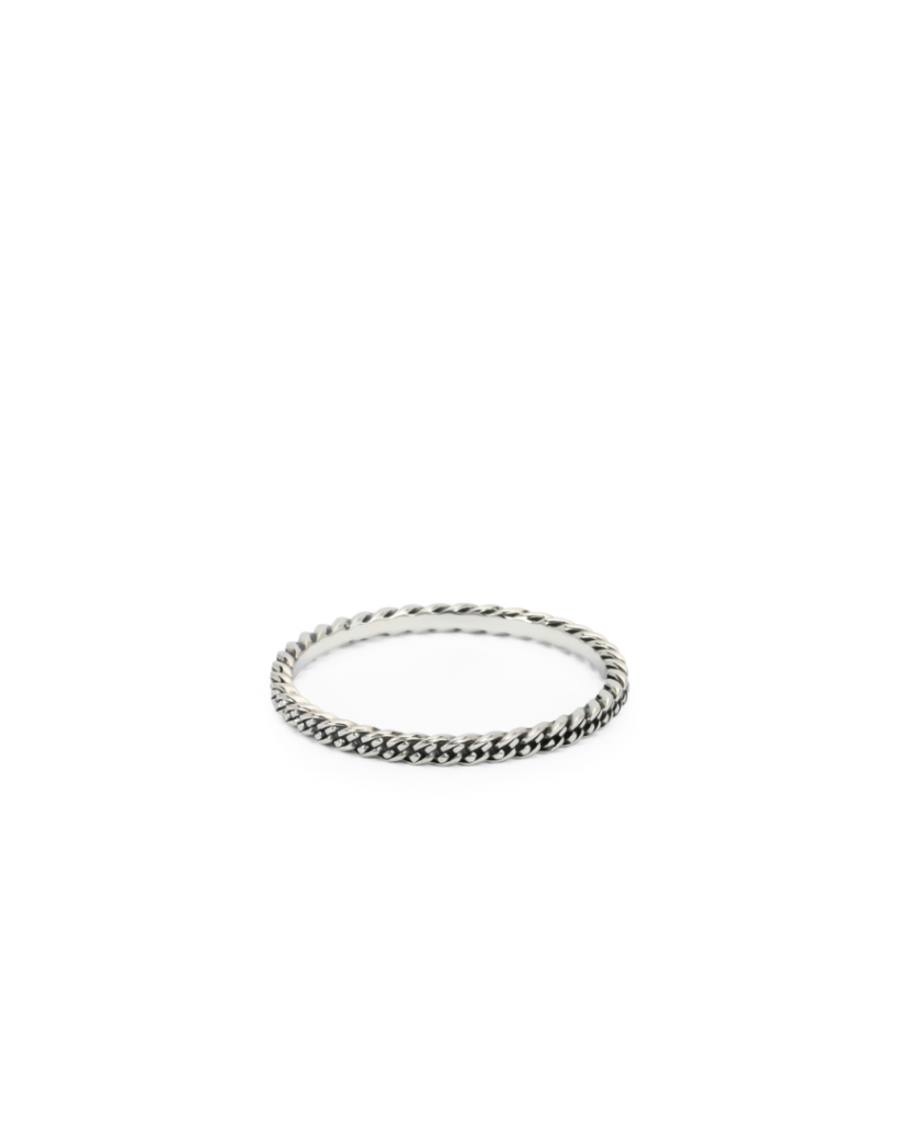 B2B zilveren ring