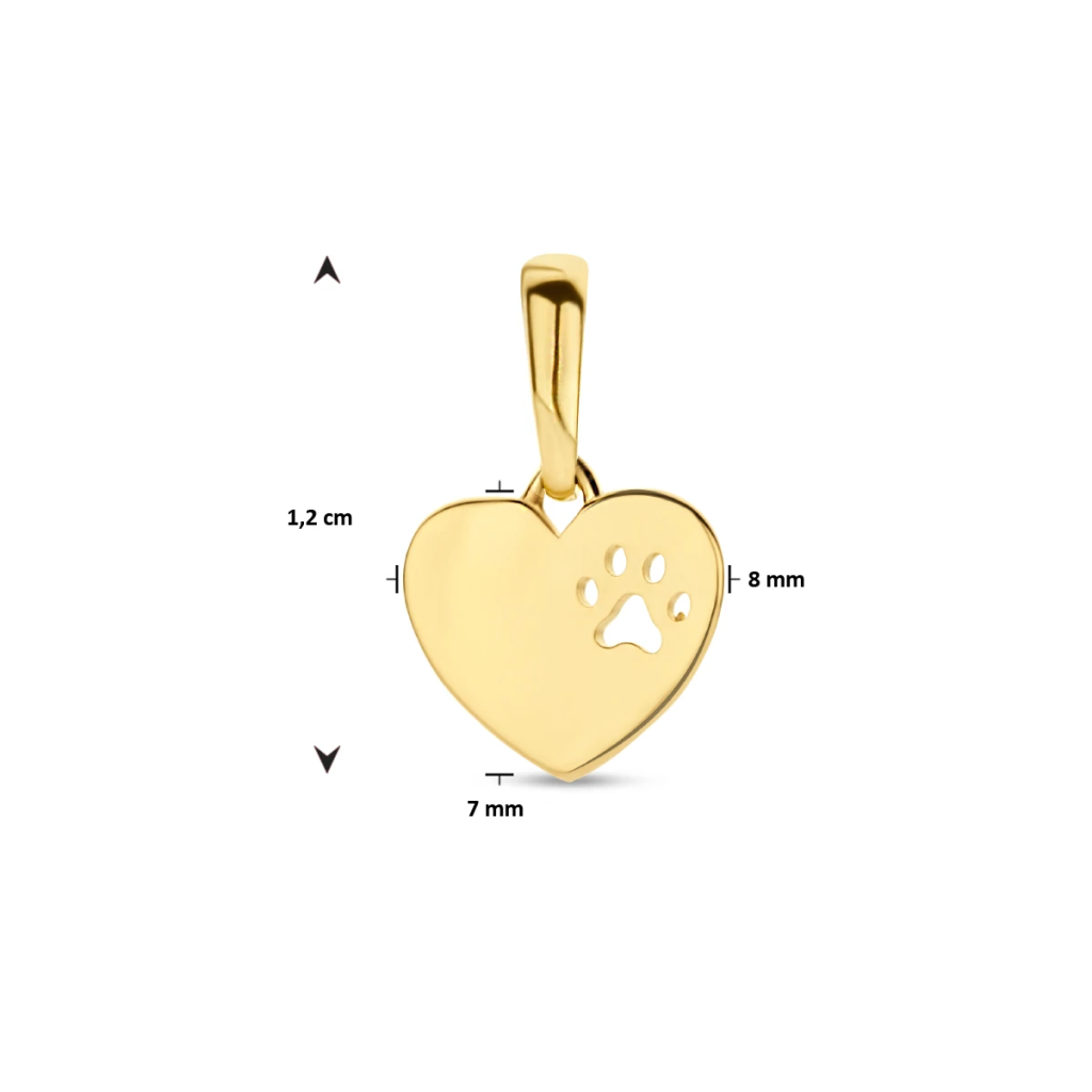 Gouden fantasiehanger