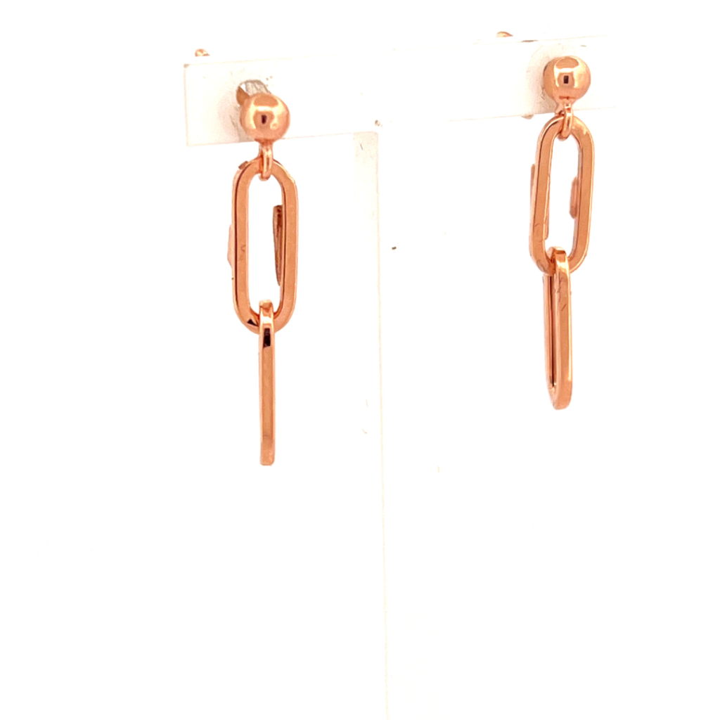 Rosé gouden oorsieraden