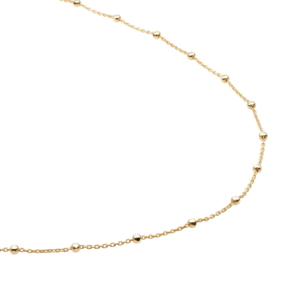 Geelgoud verguld collier