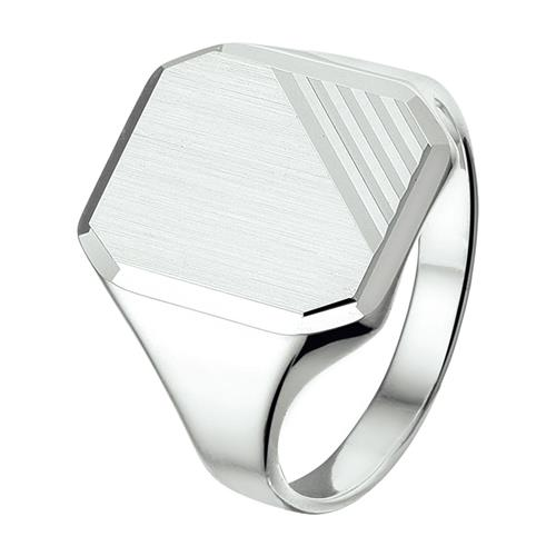 Zilveren herenring