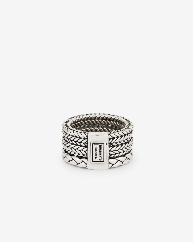 B2B zilveren ring