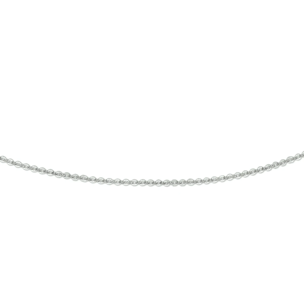 Witgouden collier