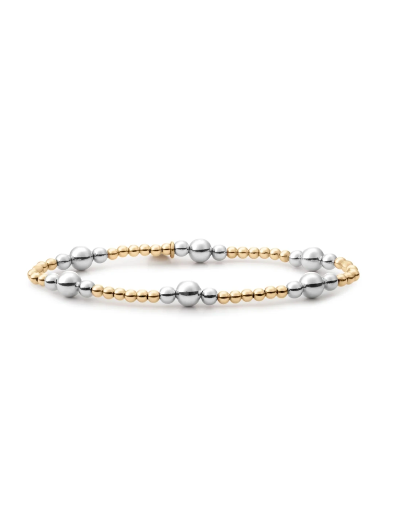 Zilveren geelgoud vergulden armband