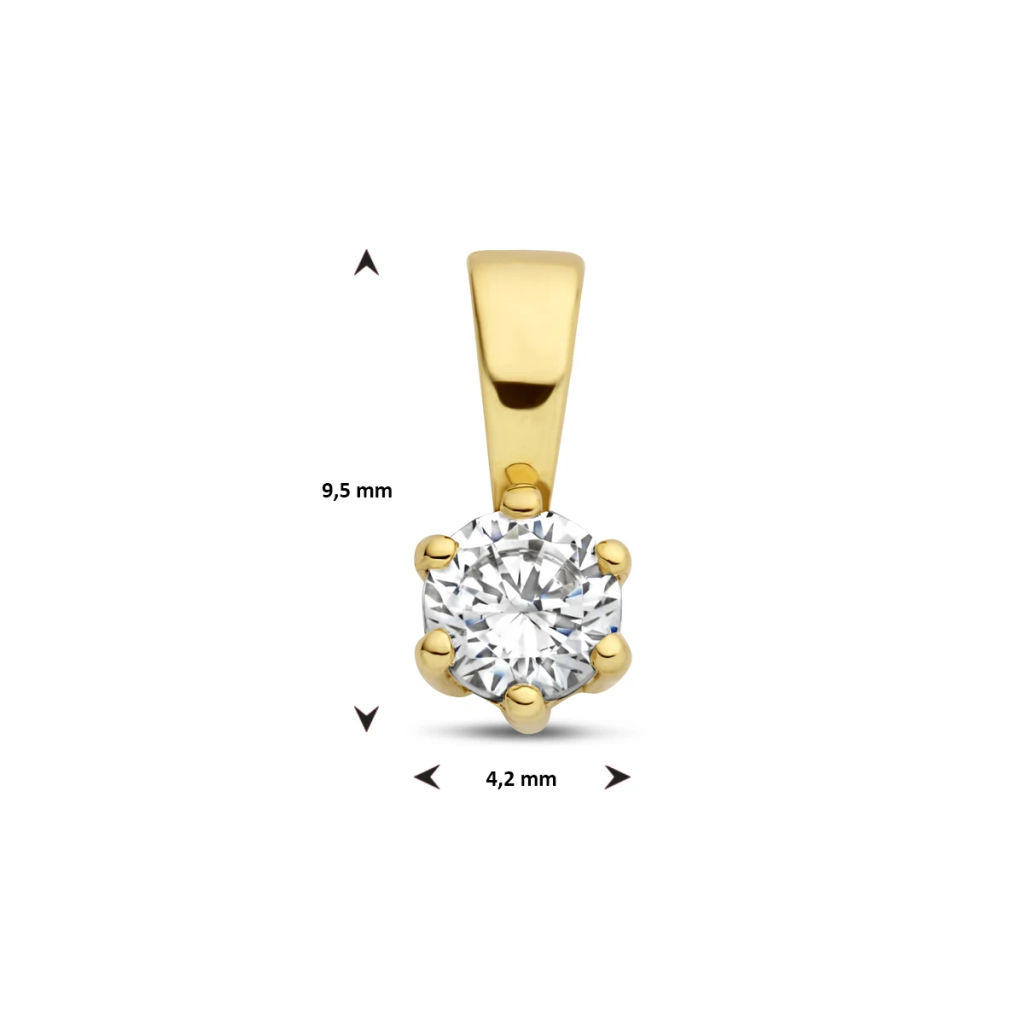Gouden fantasiehanger