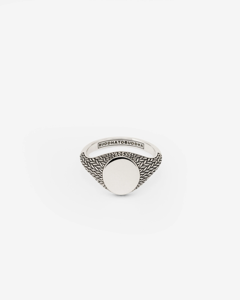 B2B zilveren ring