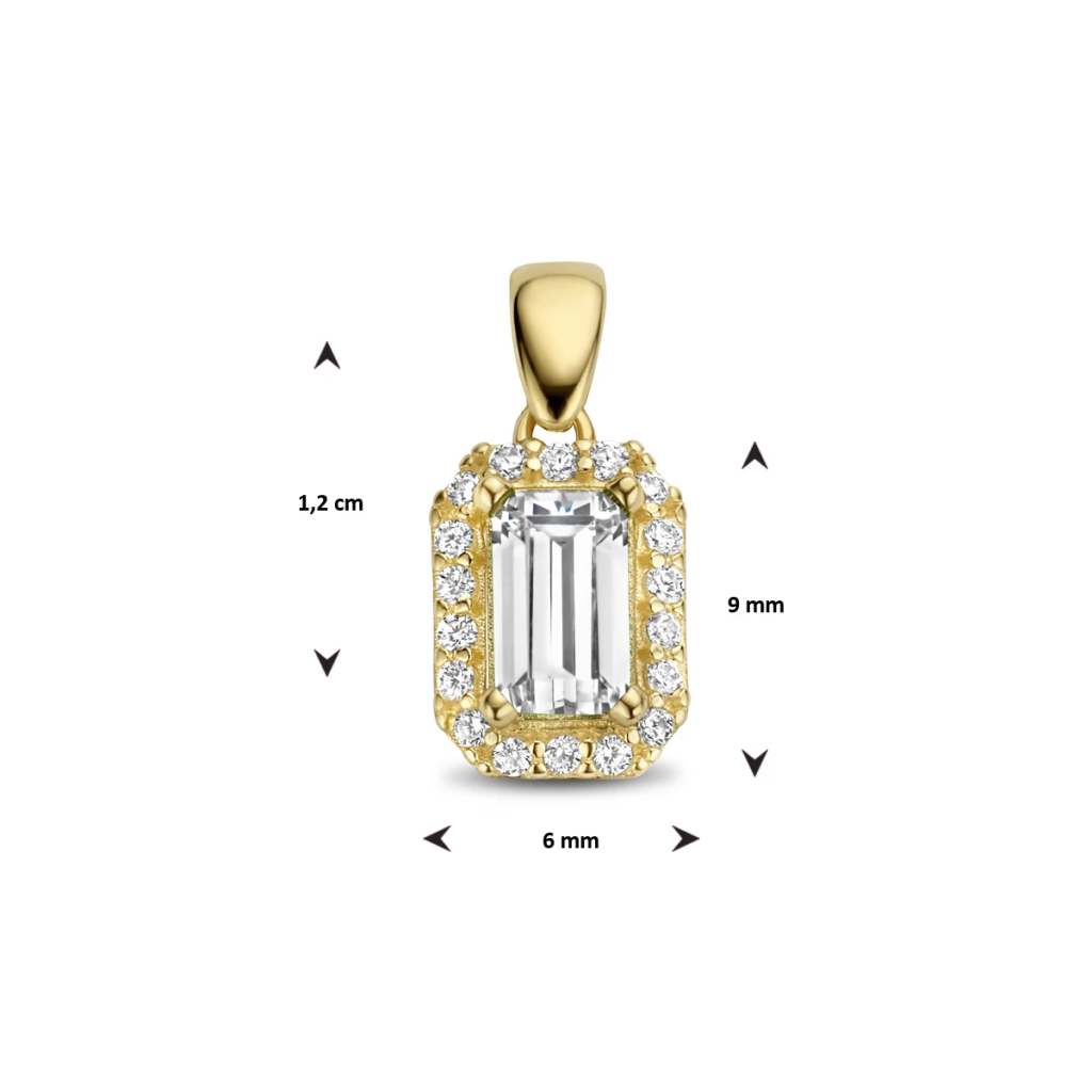 Gouden fantasiehanger