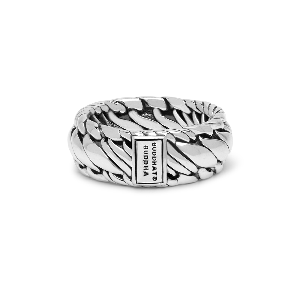 B2B zilveren ring
