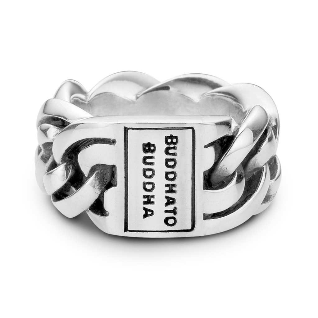 B2B zilveren ring