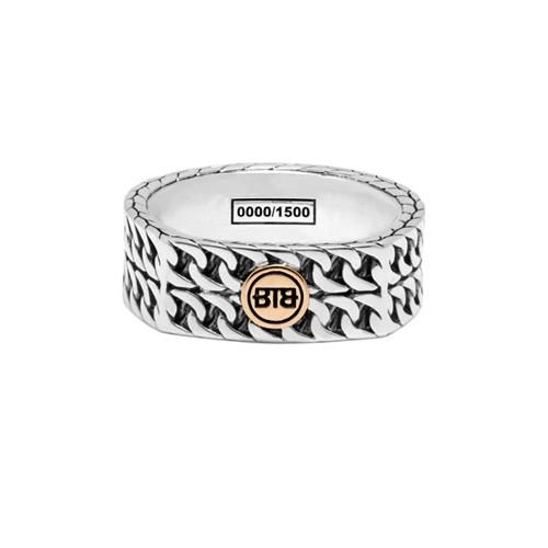 B2B zilveren ring