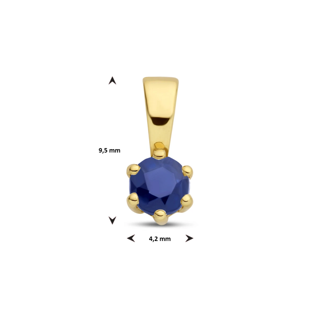 Gouden fantasiehanger