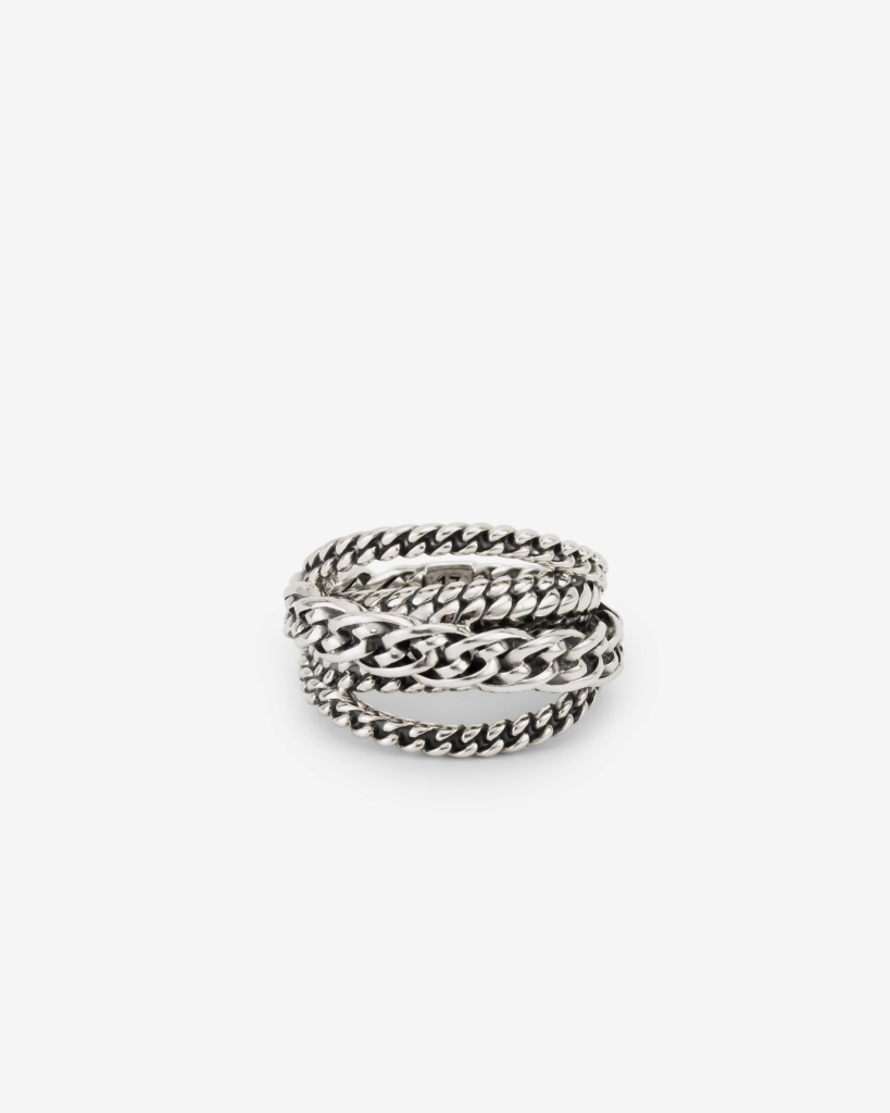 B2B zilveren ring
