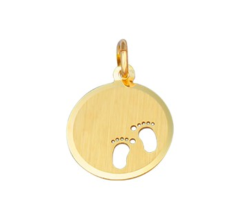 Gouden graveerhanger