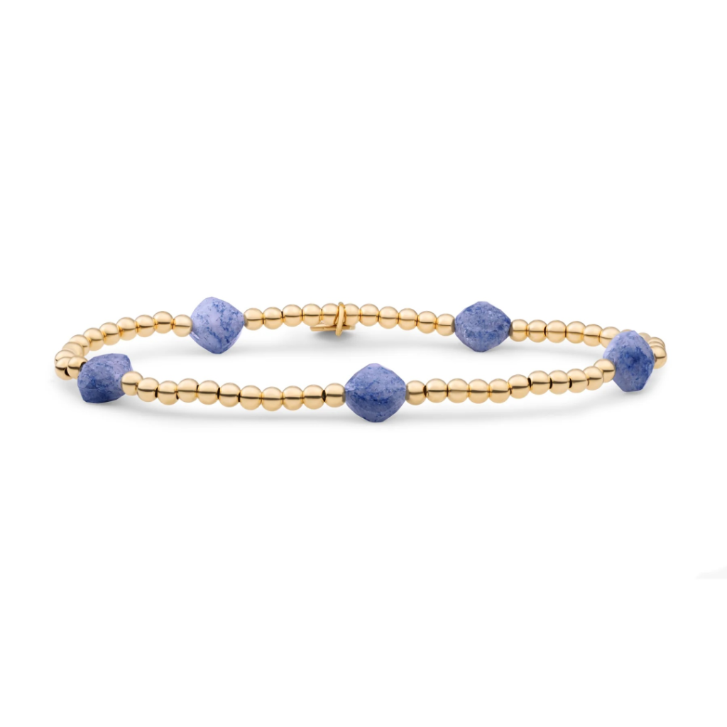 Zilveren geelgoud vergulden armband