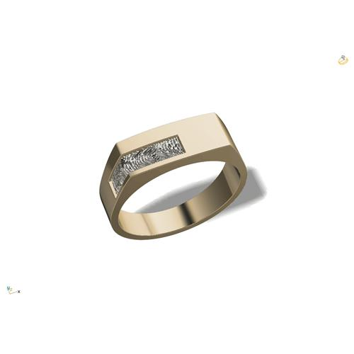 Gouden herenring