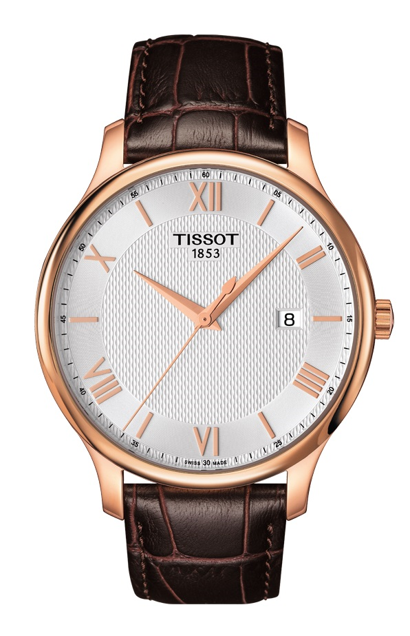 Tissot heren leren band