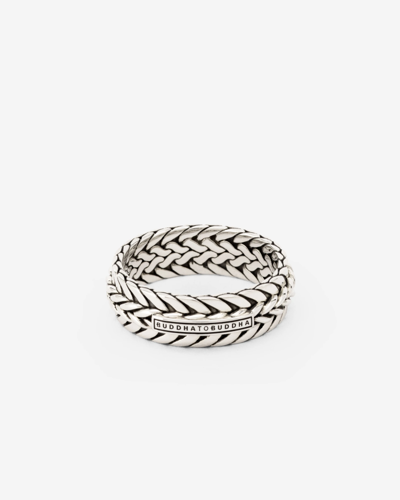 B2B zilveren ring