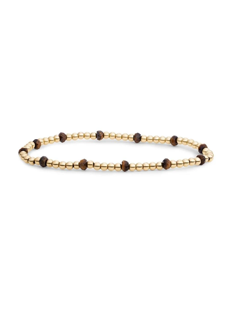 Zilveren geelgoud vergulden armband